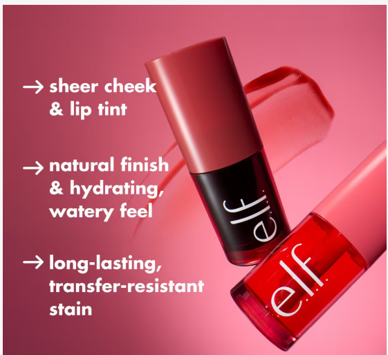 ELF COSMETICS LIP AND CHEEK STAIN