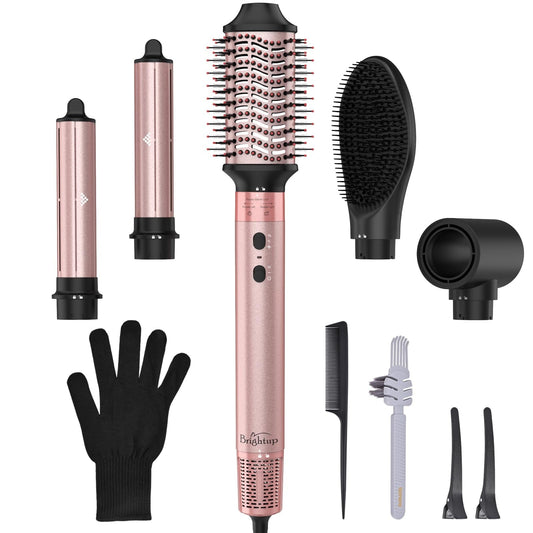 rightup Air Styler C30: The Ultimate 5-in-1 High-Speed Ionic Hair Dryer Brush for Effortless Styling, Curling, and Volumizing